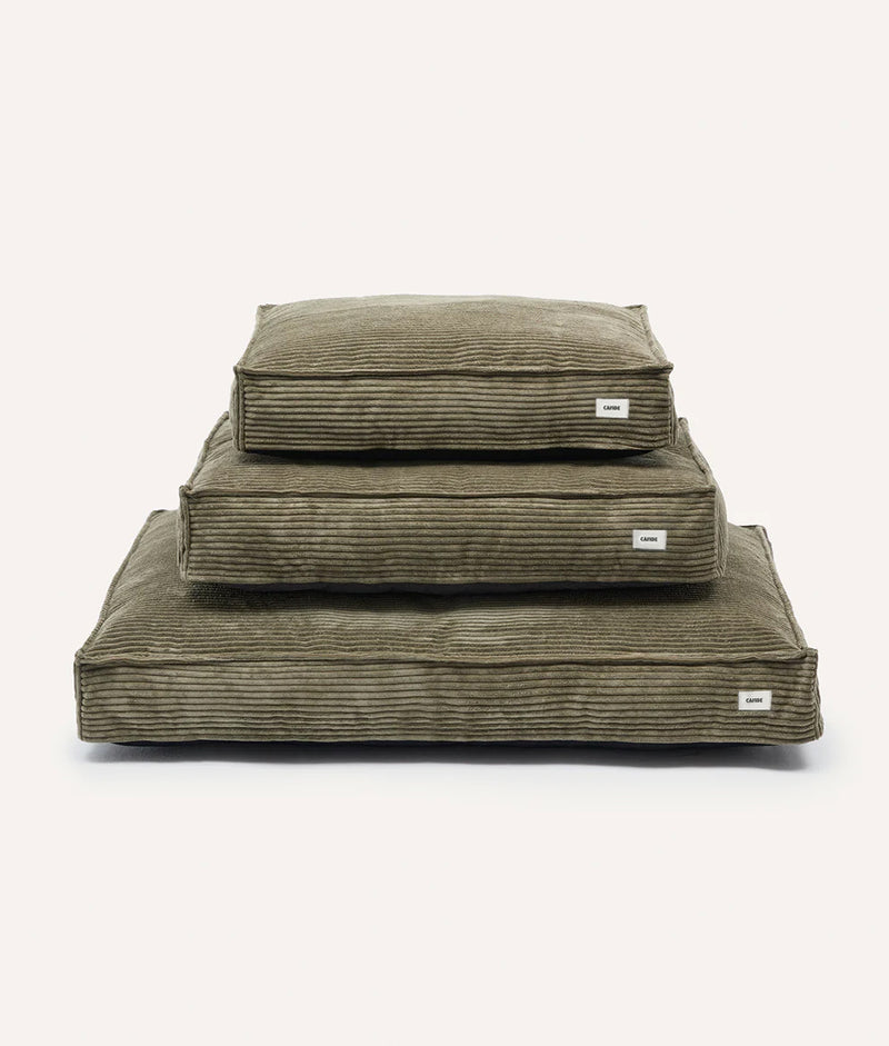 Grünes Cord-Hundebett, Cuadra