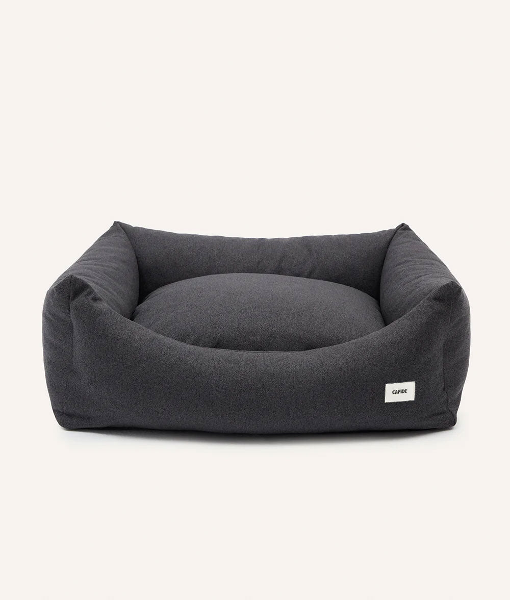 Anthracite Black Dog Bed, Snozy