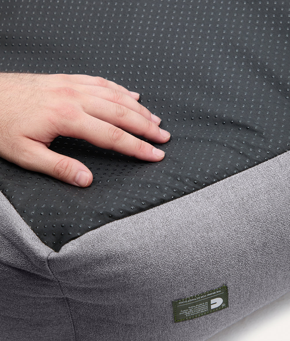 Grey Dog Bed, Snozy