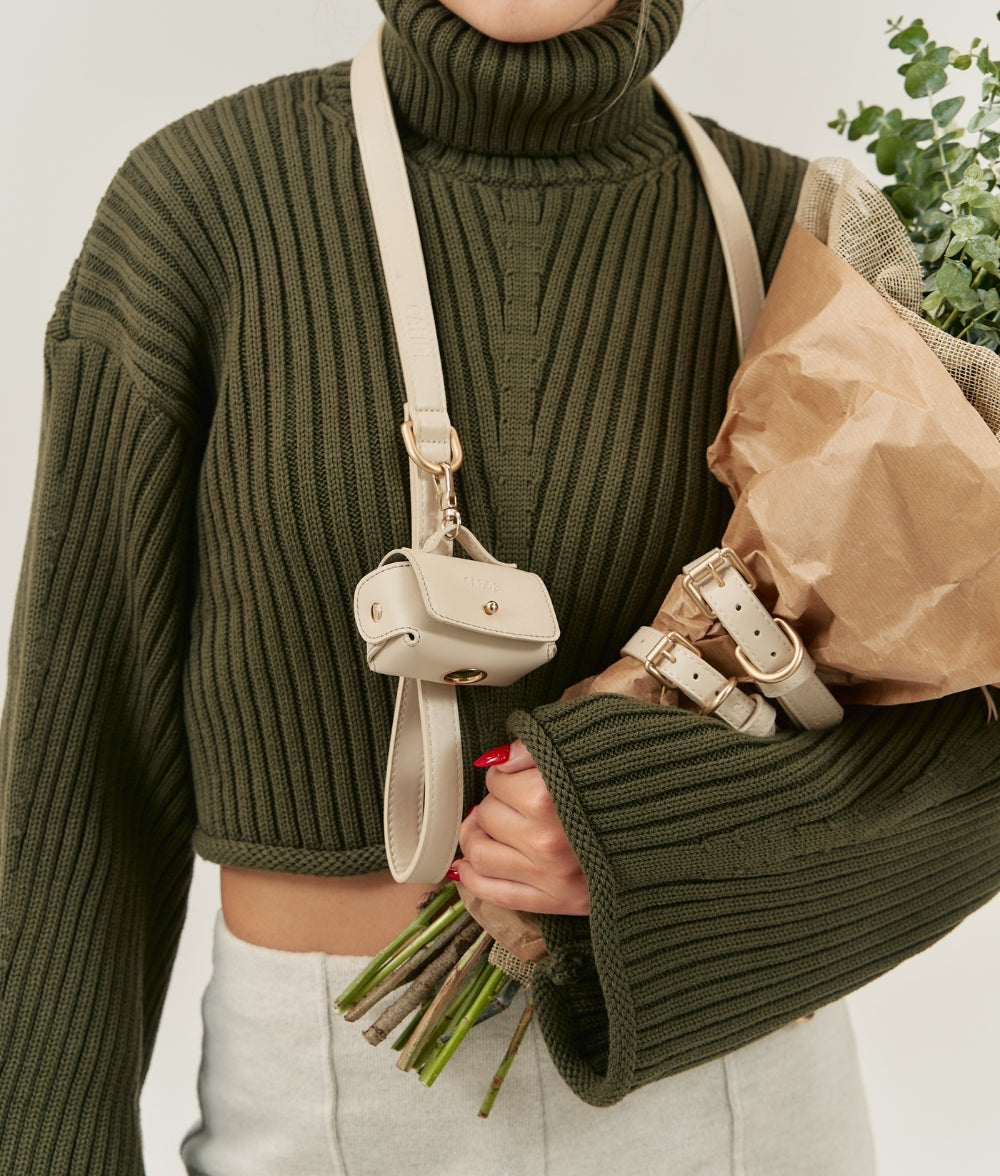 Pack Portabolsas Cuero Vegano Beige, Jala