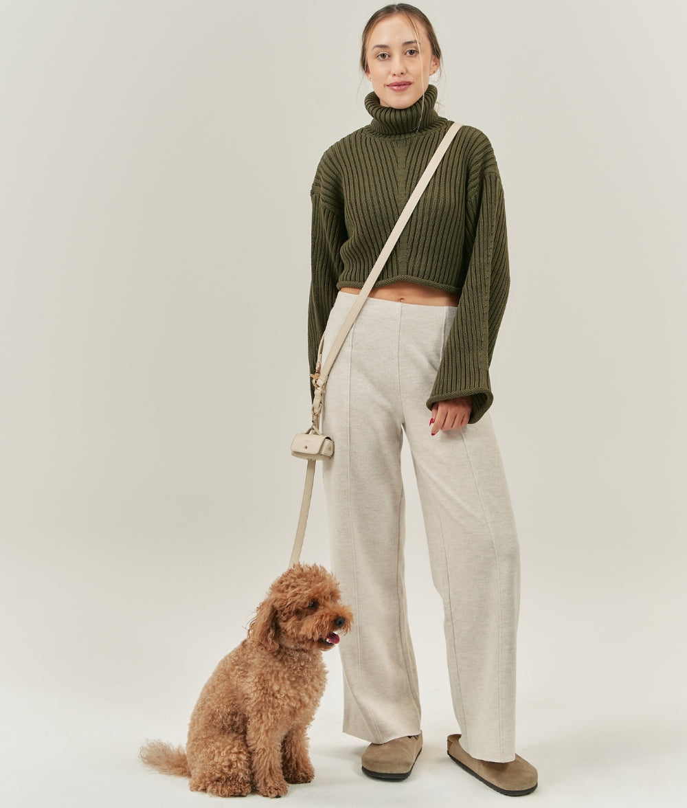 Leash Multiposition Vegan Leather Beige, Jala