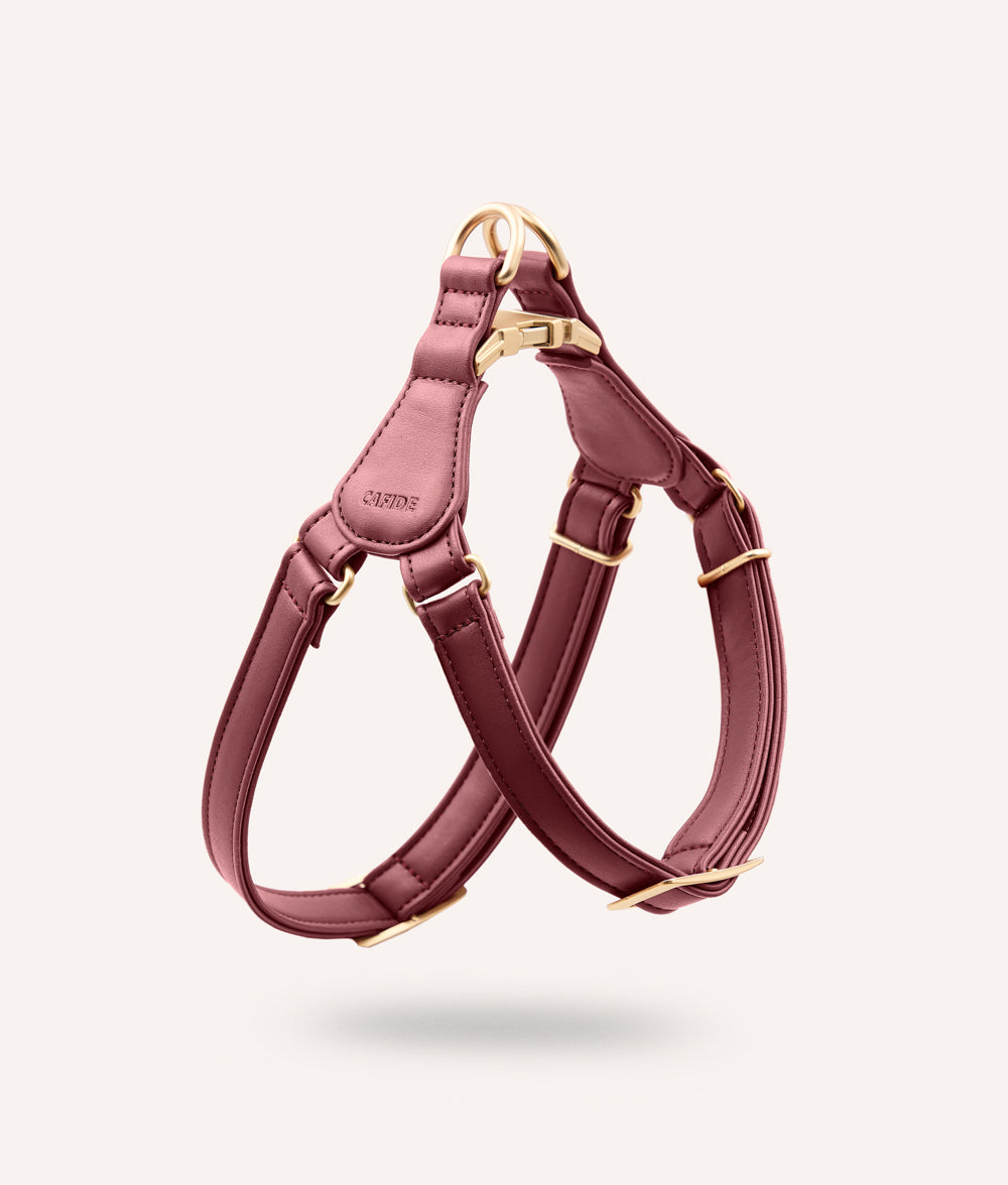 Harness Vegan Leather Burgundy, Jala