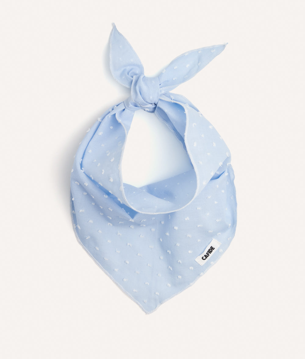 Dog Bandana Blue Plumeti Design, Nata