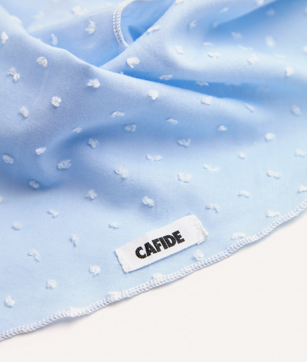 Dog Bandana Blue Plumeti Design, Nata