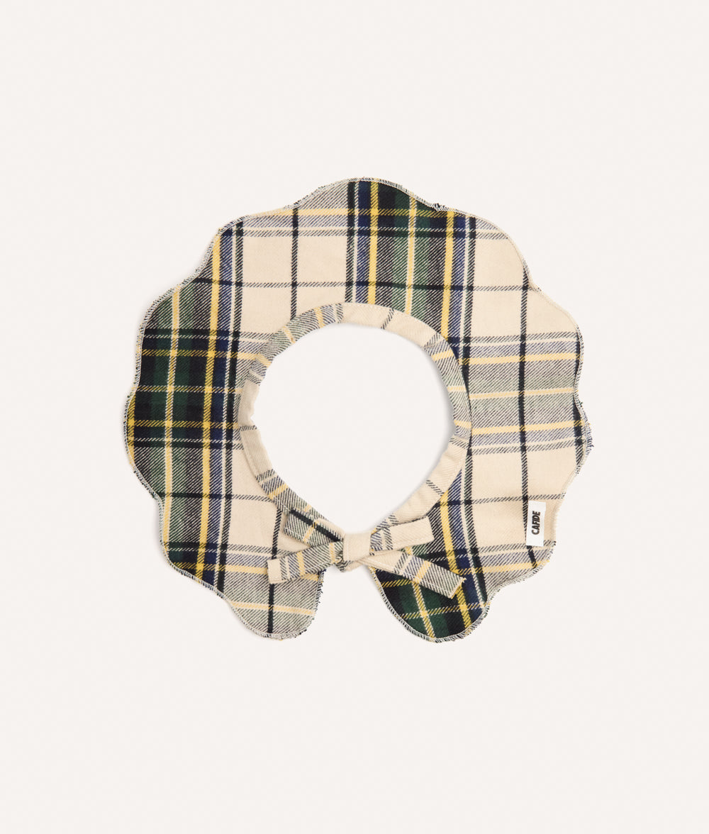 Hundebandana im Halsstil Tartan Beige, Lola