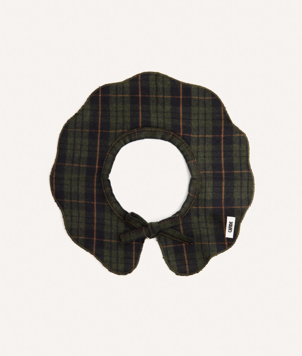 Hundebandana im Halsstil Tartan Grün, Lola