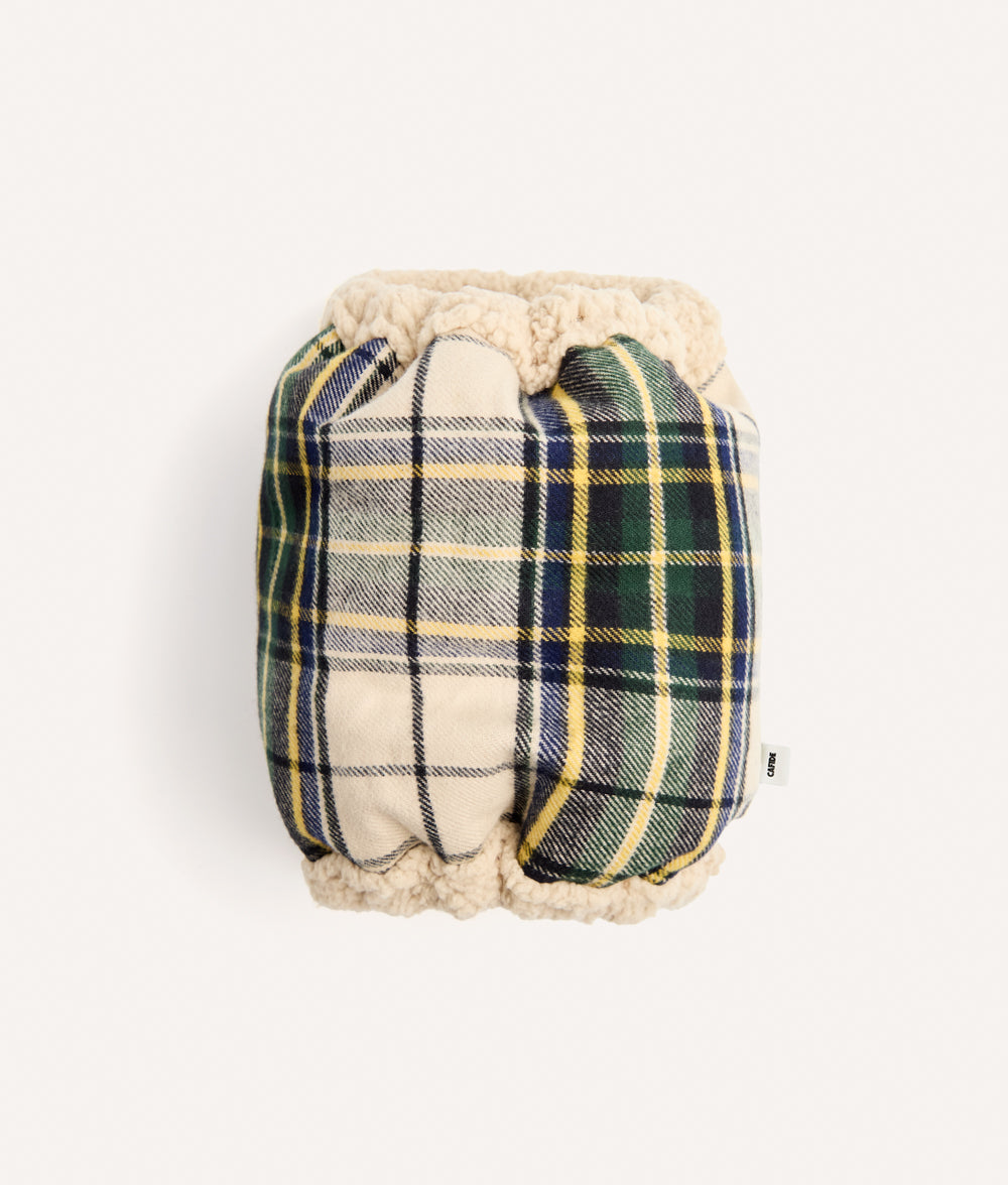 Hunde-Snood Tartan-Design Beige, Olga