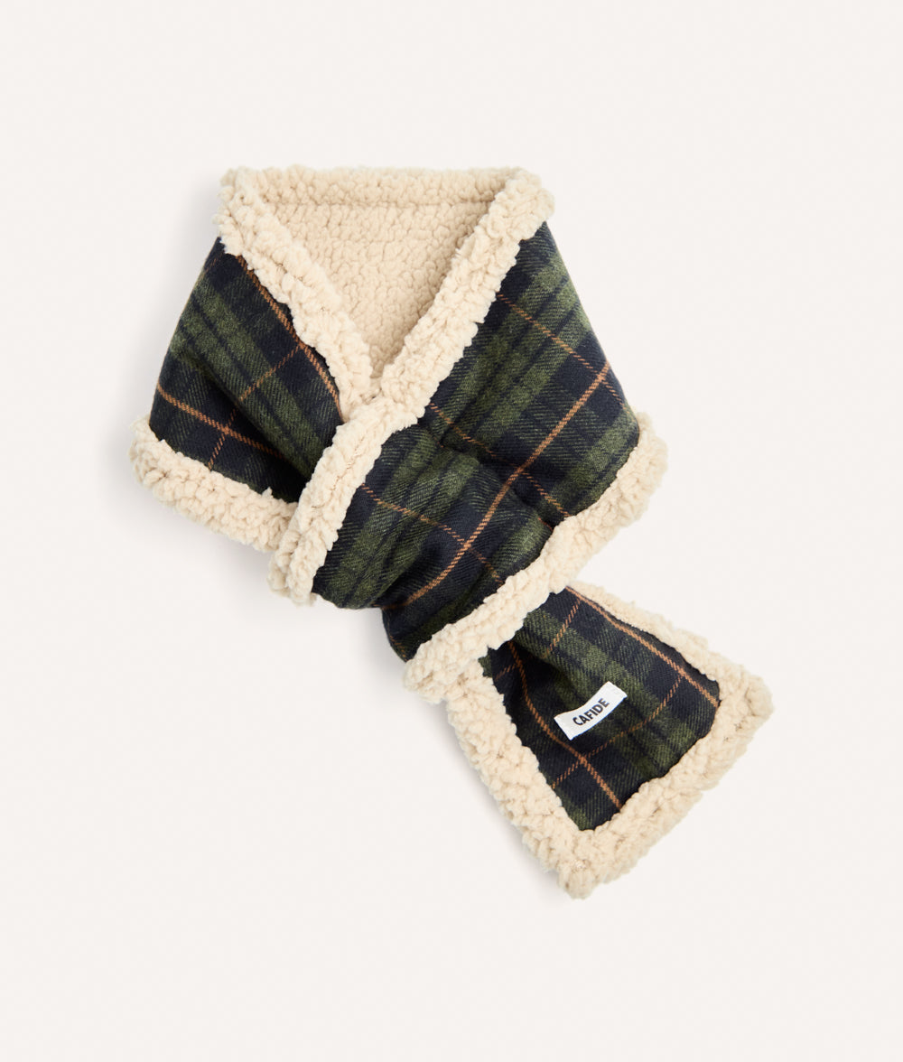 Hundeschal Tartan-Design Grün, Mica