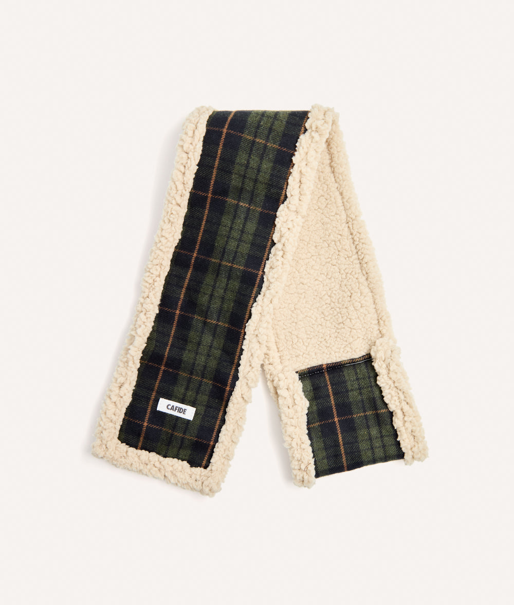 Hundeschal Tartan-Design Grün, Mica