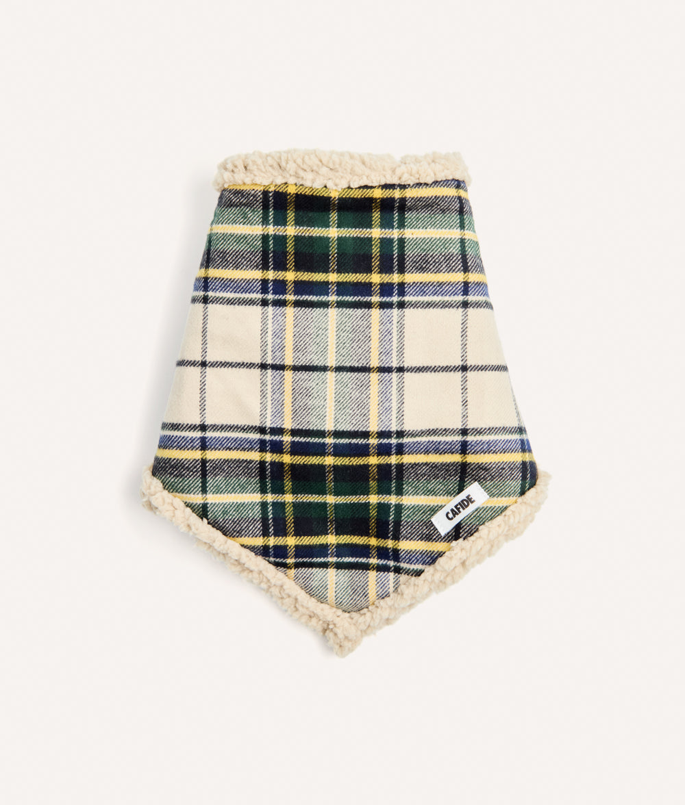 Hundebandana Tartan Beige, Nata