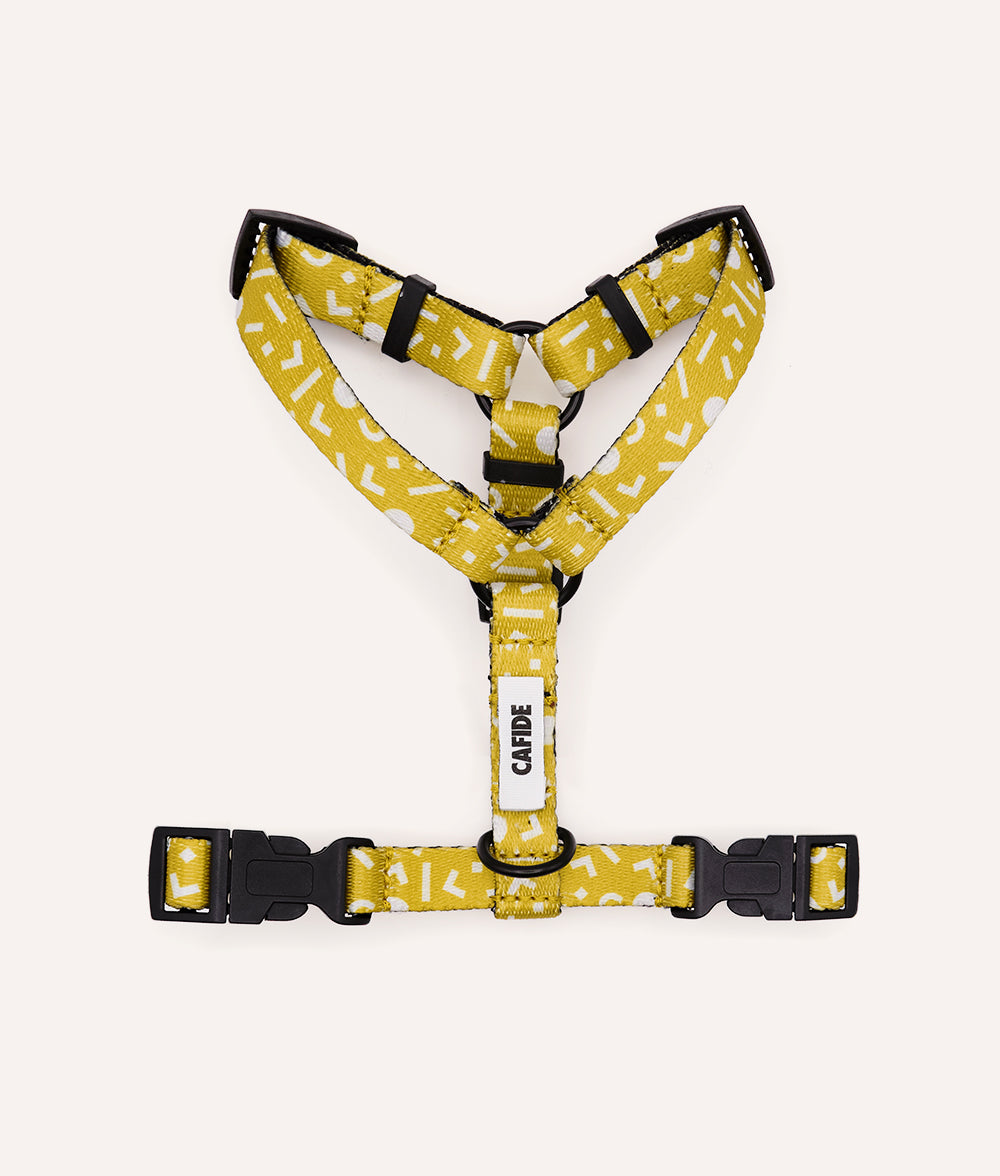 Recyceltes PET-Geschirr Memphis Design Senf, Juno