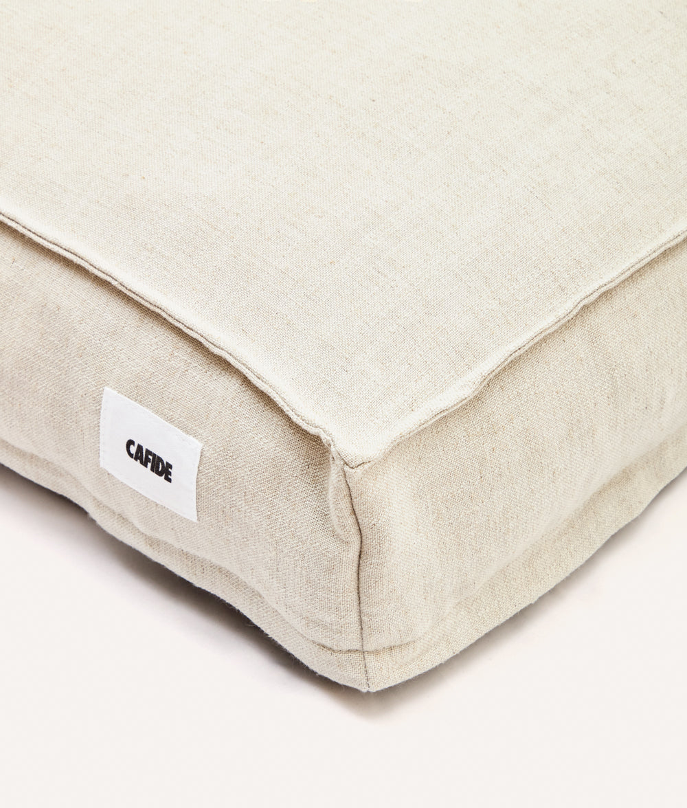 Funda de Cama Lino Beige, Cuadra