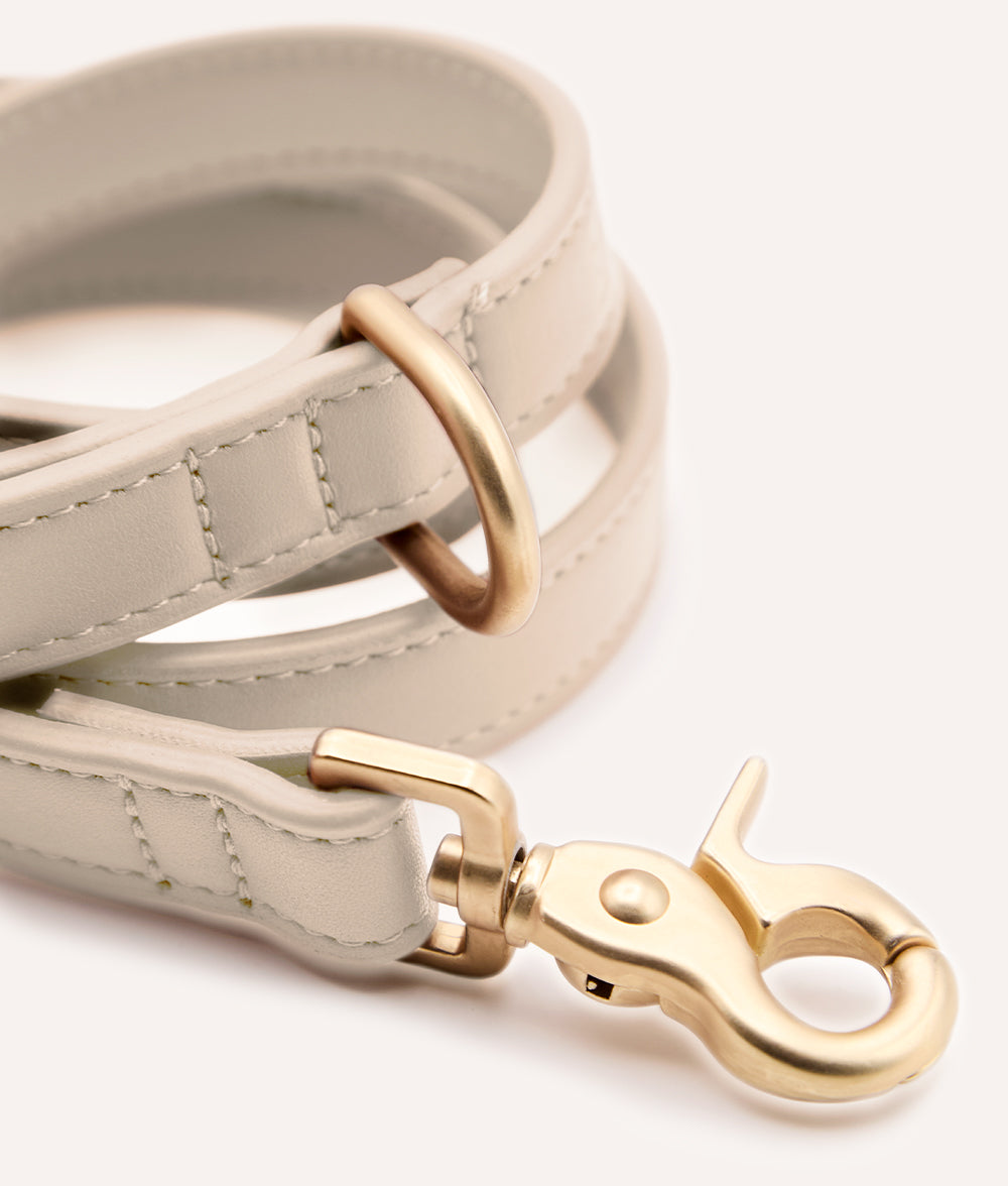 Leash 1,4m Vegan Leather Beige, Jala
