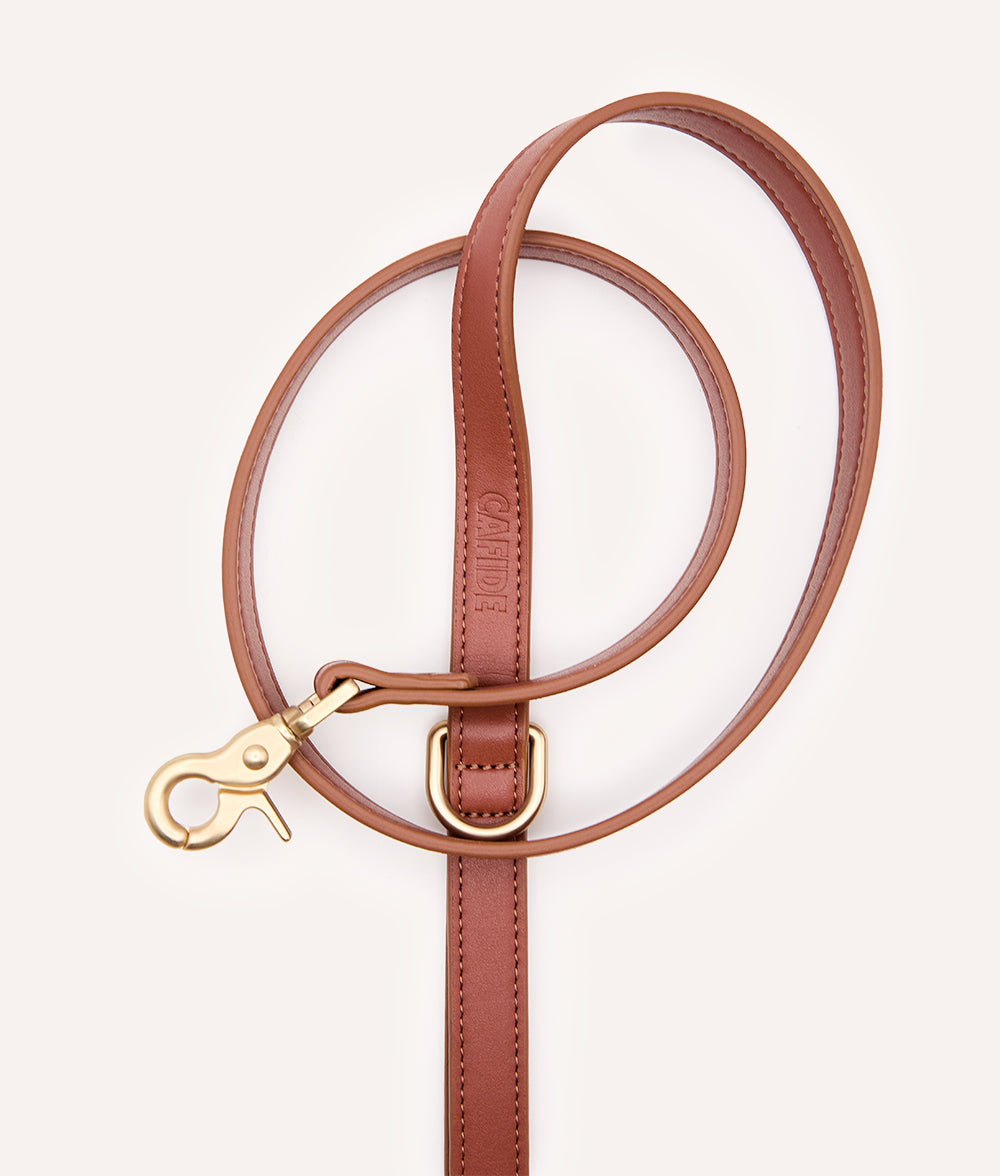 Leash Multiposition Vegan Leather Brown, Jala