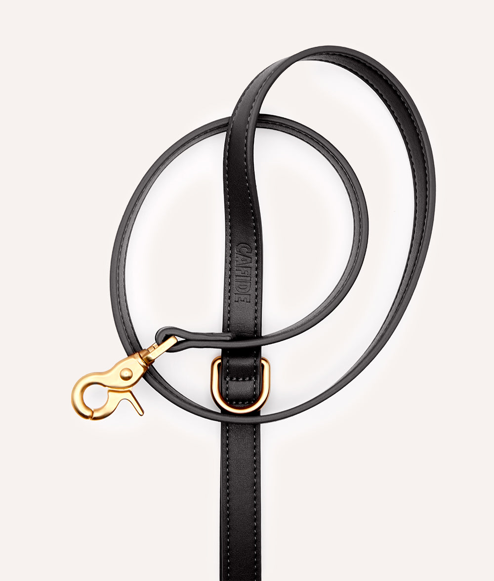 Leash Multiposition Vegan Leather Black, Jala