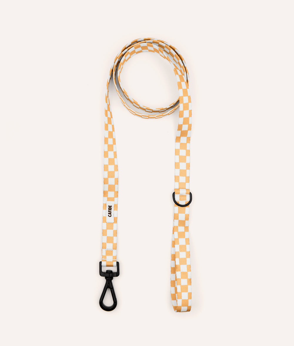 Leash 1.2m Recycled PET Orange Peach Design, Juno