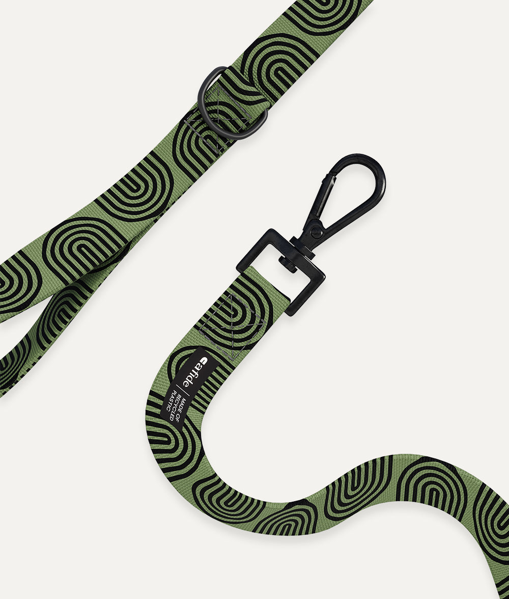 Leash 1.2m Recycled PET Design Japan Green, Juno
