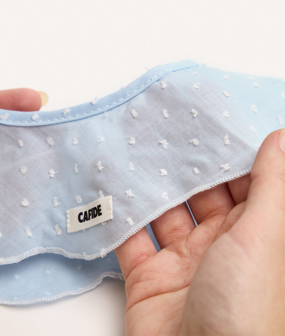 Blue Plumeti Dog Neck Bandana, Lola