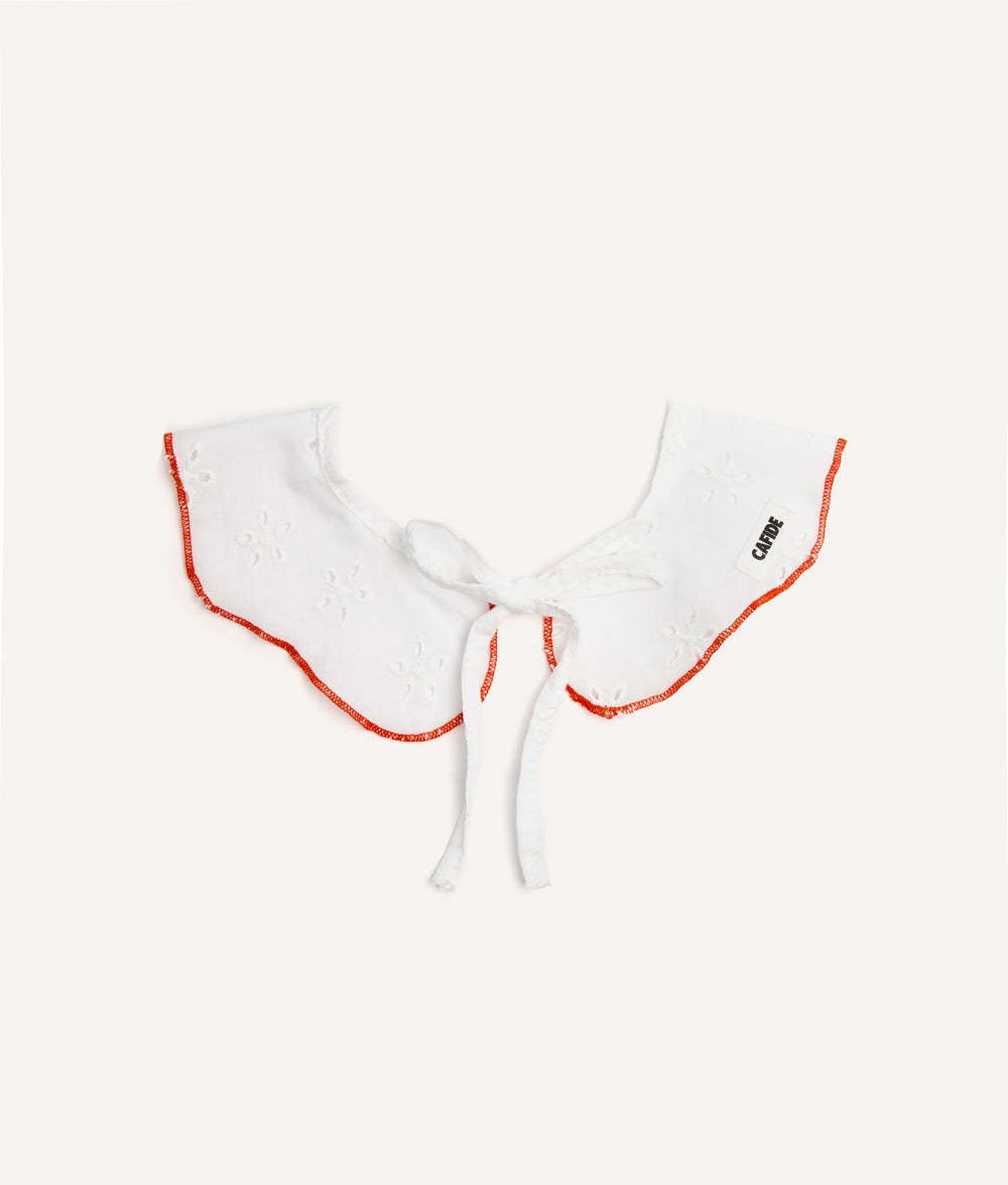 English Embroidery Coral Dog Neck Bandana, Lola