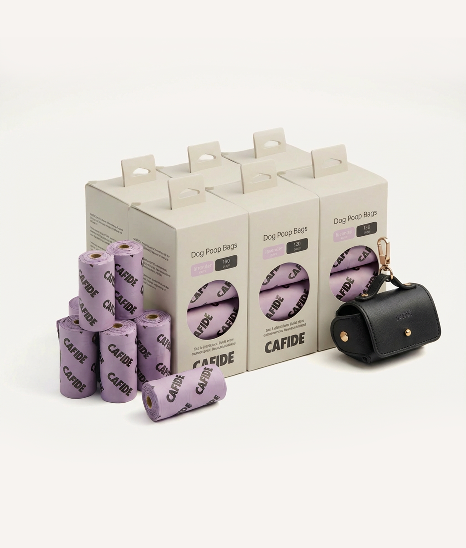 Pack Portabolsas Cuero Vegano Negro, Jala