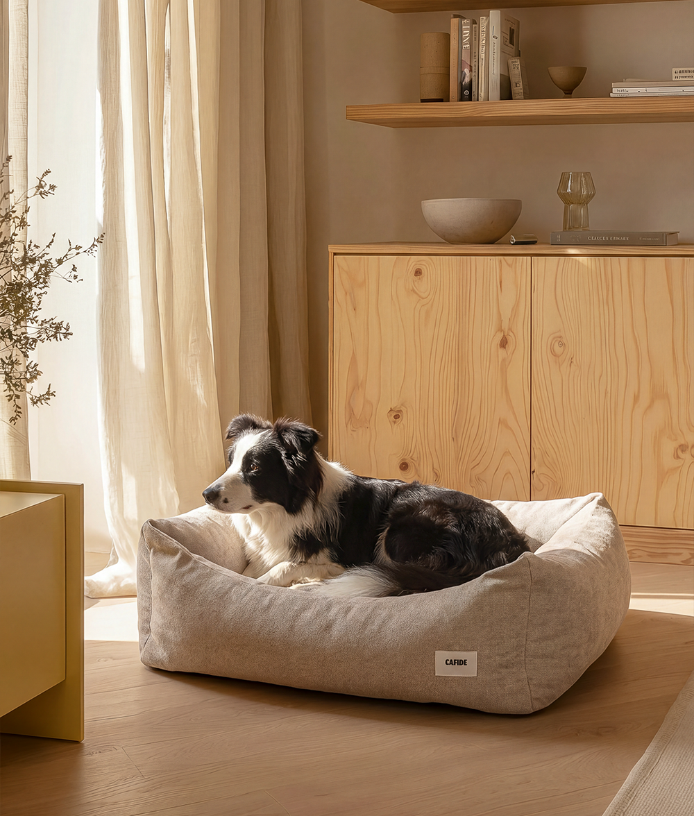 Beige Dog Bed, Snozy