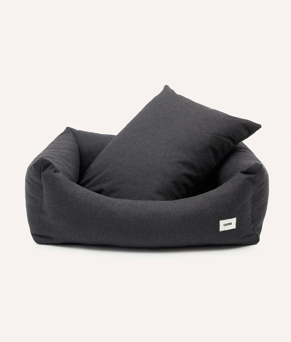Anthrazitschwarzes Hundebett, Snozy
