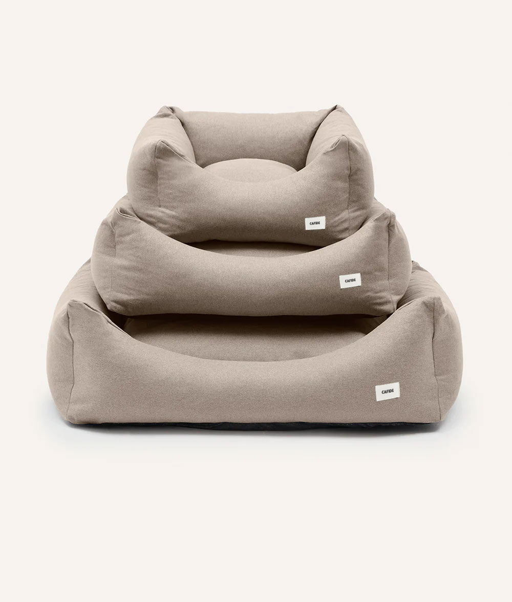 Beigefarbenes Hundebett, Snozy 