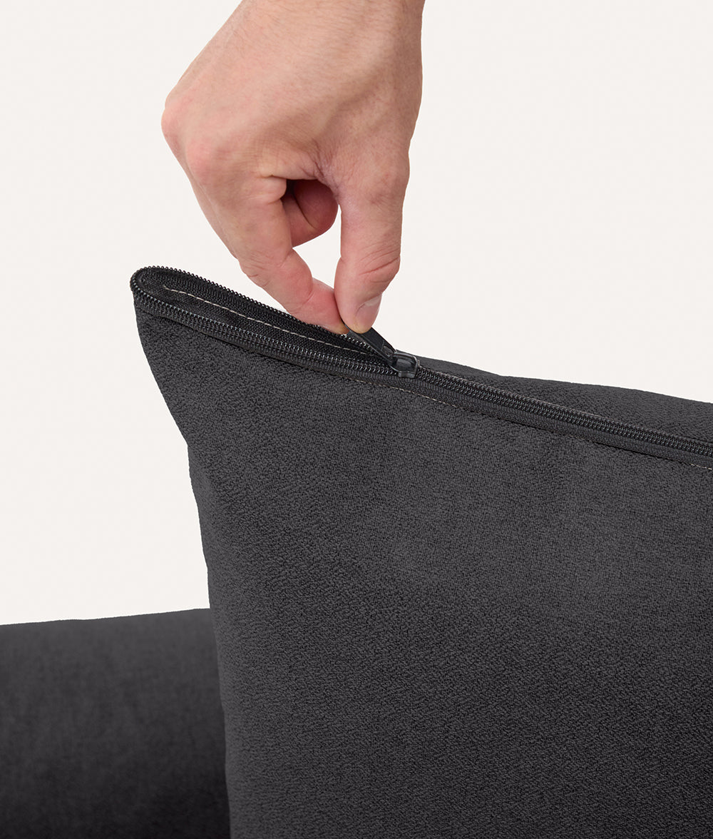 Anthrazitschwarzes Hundebett, Snozy