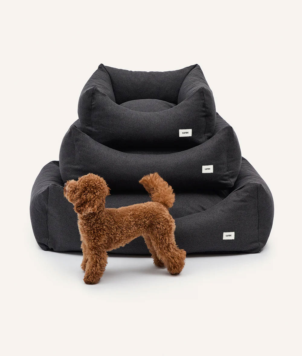 Anthrazitschwarzes Hundebett, Snozy