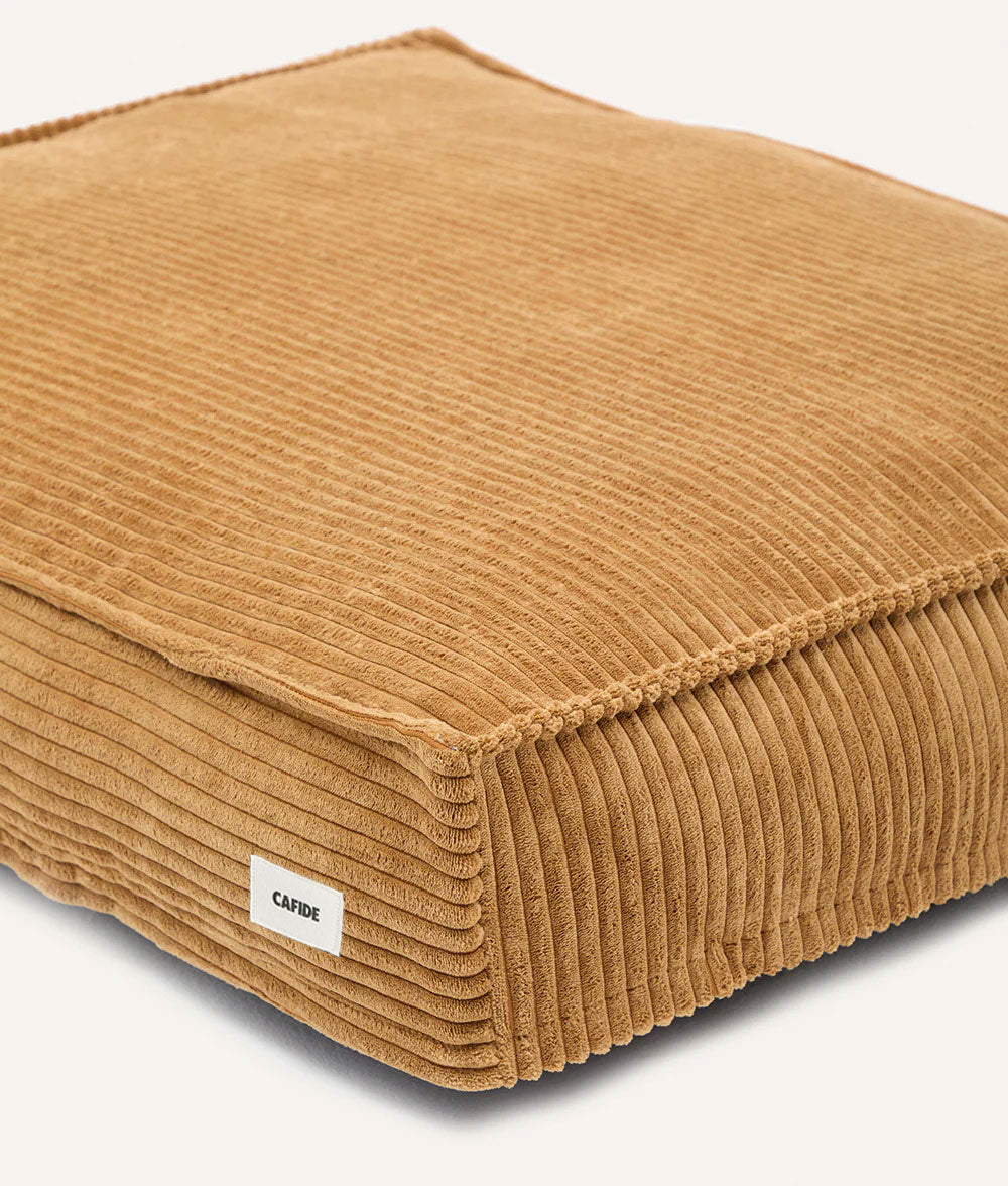 Mustard Corduroy Dog Bed, Cuadra 