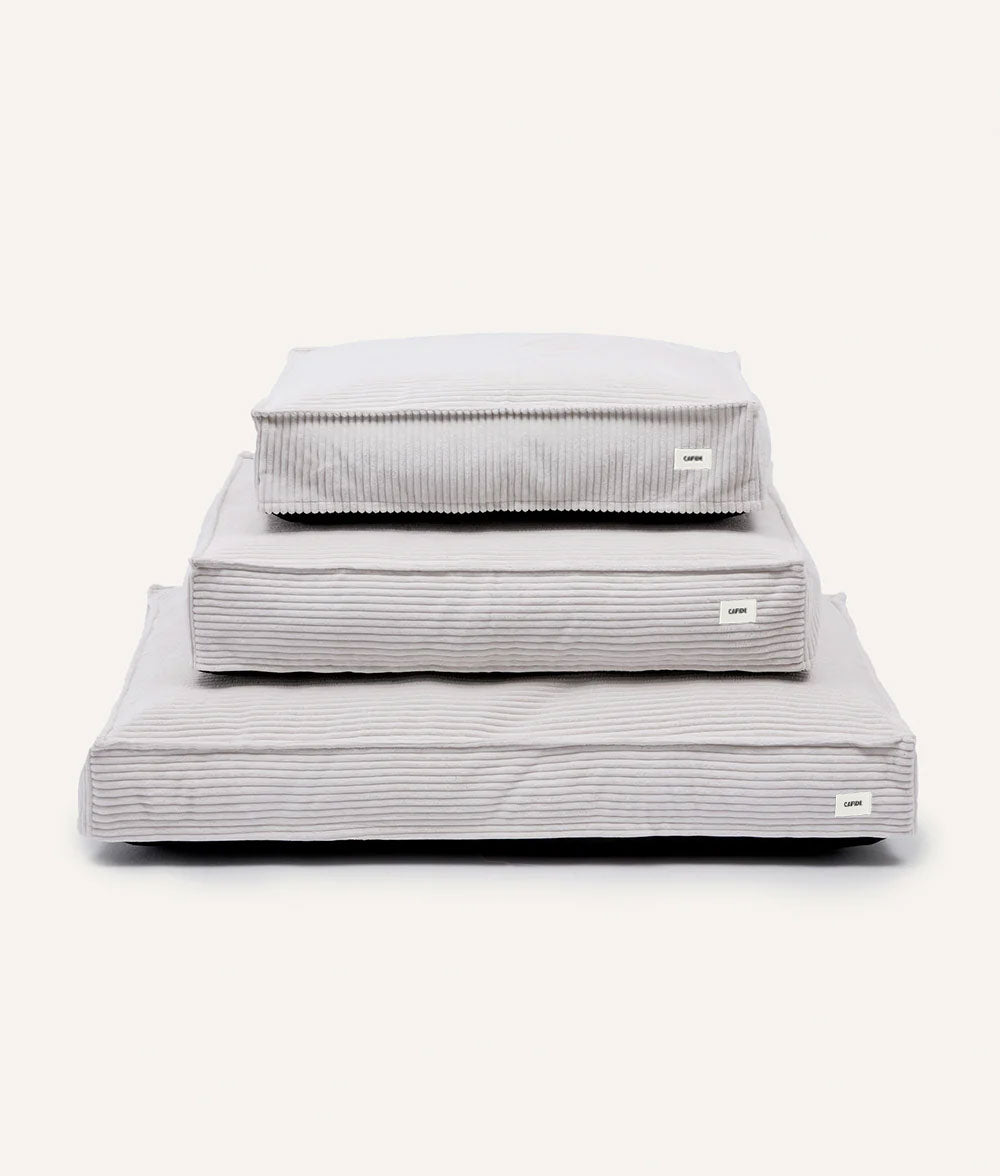 Hundebett aus weißem Cord, Cuadra
