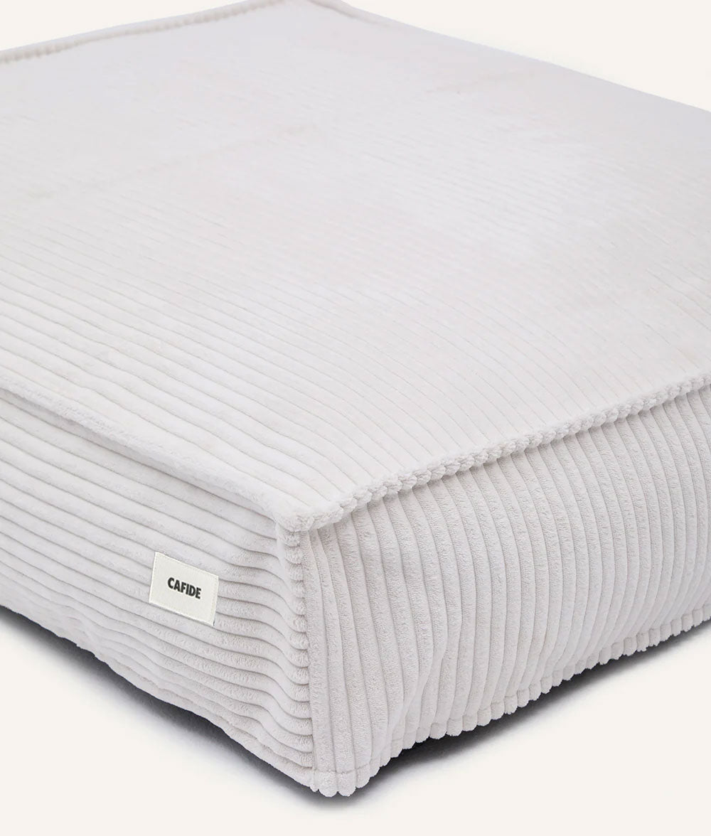 Hundebett aus weißem Cord, Cuadra
