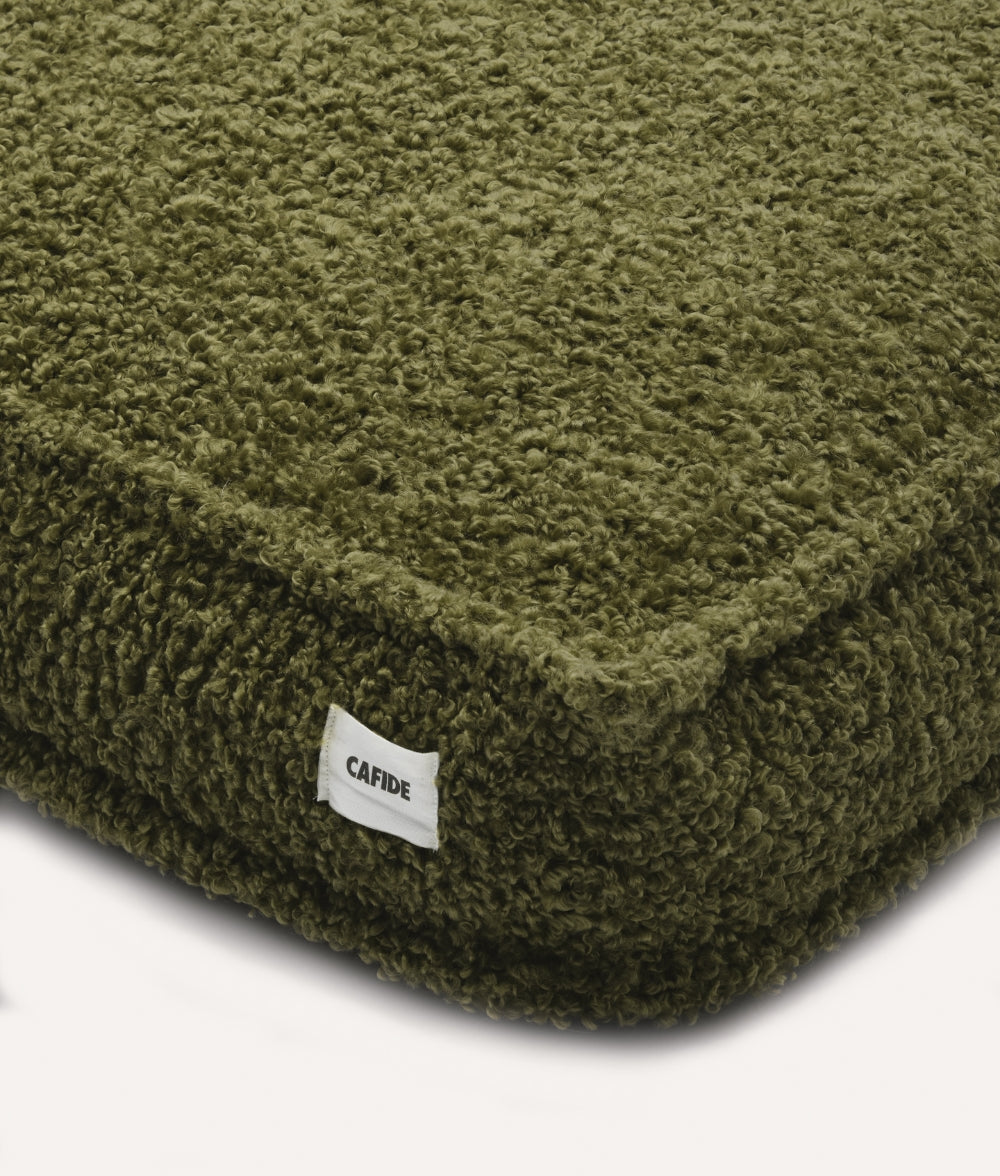 Grünes Teddyfell-Hundebett, Cuadra