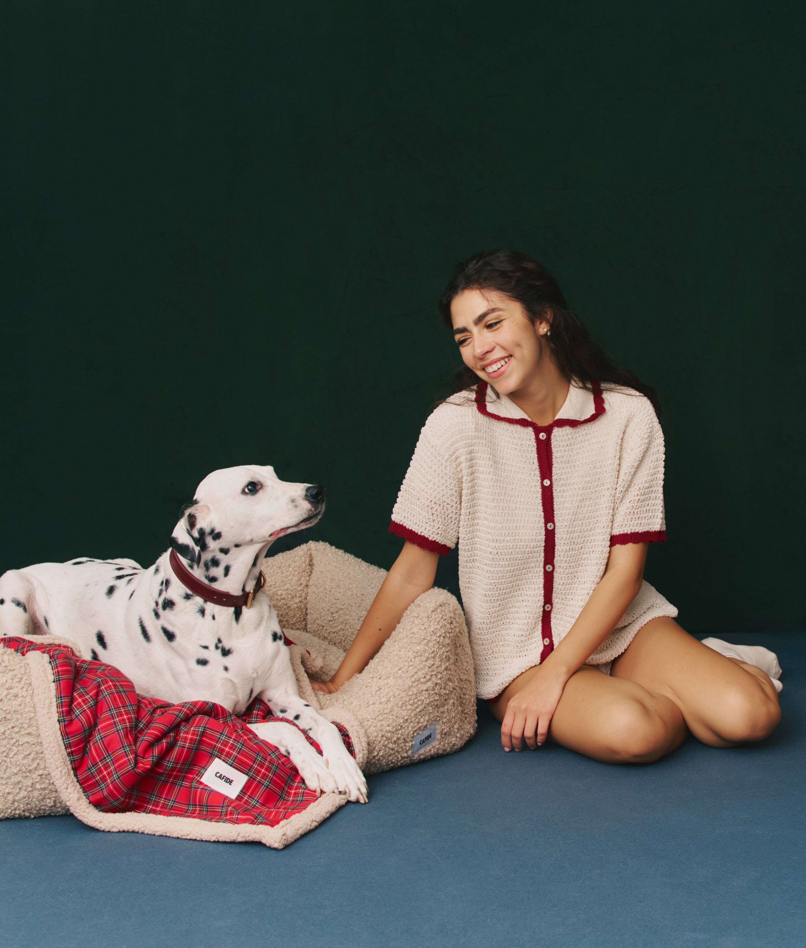 Rote Royal Steward Hundedecke, Toia