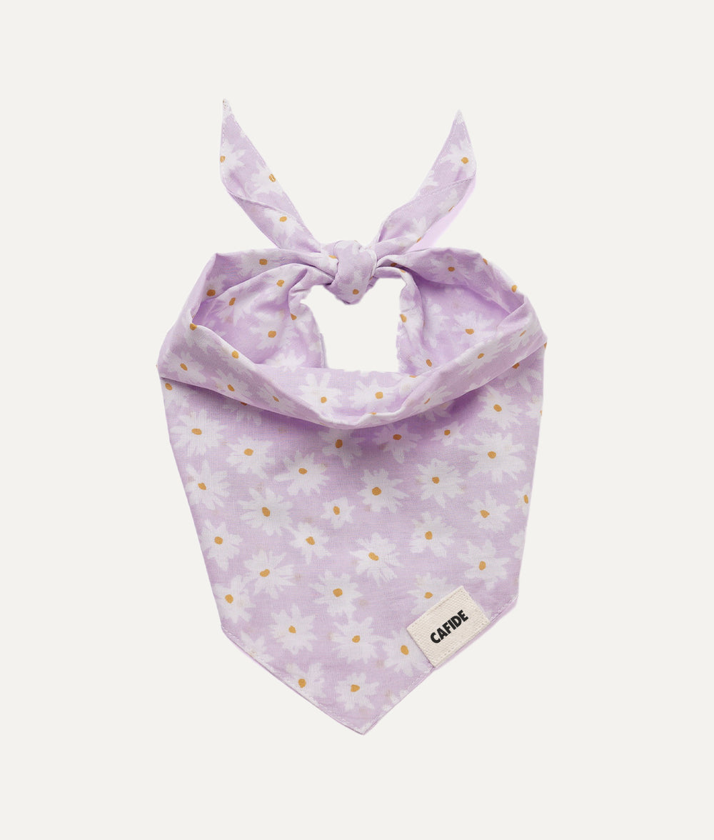 Hundehalstuch im Violetta-Blumen-Design, Nata
