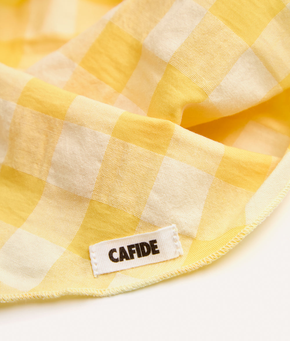 Dog Bandana Design Vichy Yellow, Nata
