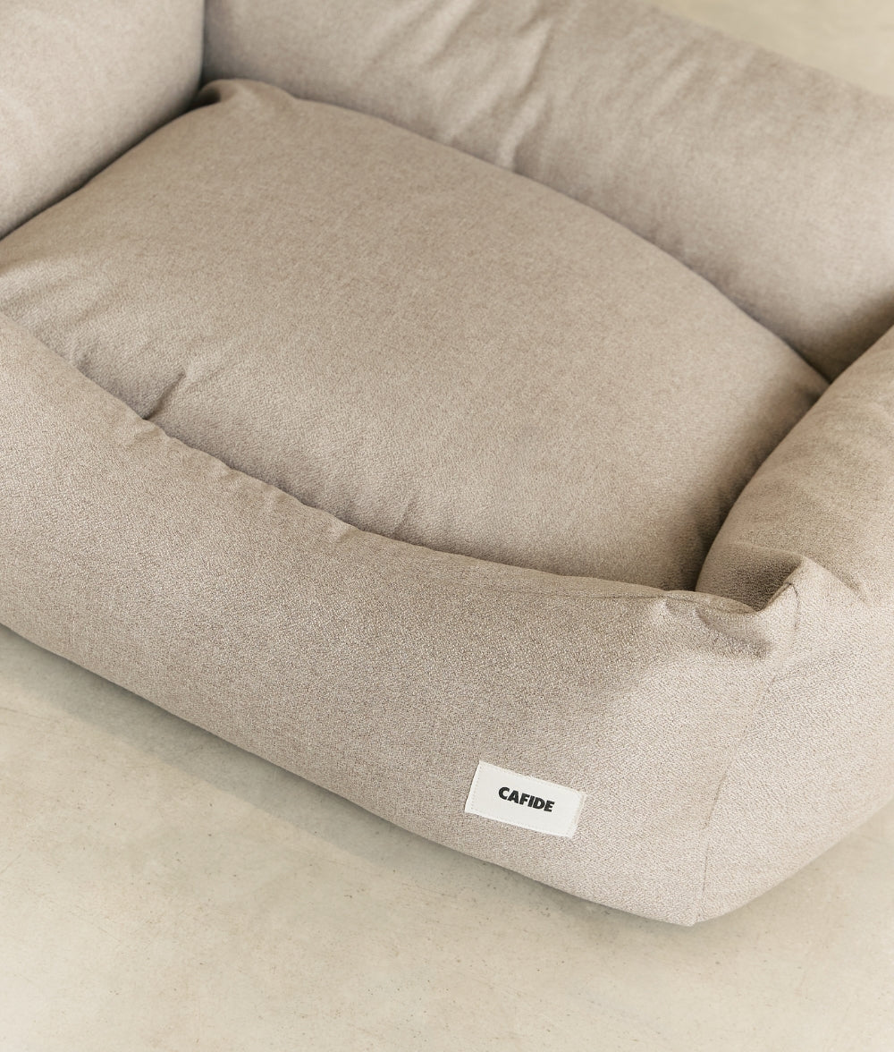 Beigefarbenes Hundebett, Snozy 