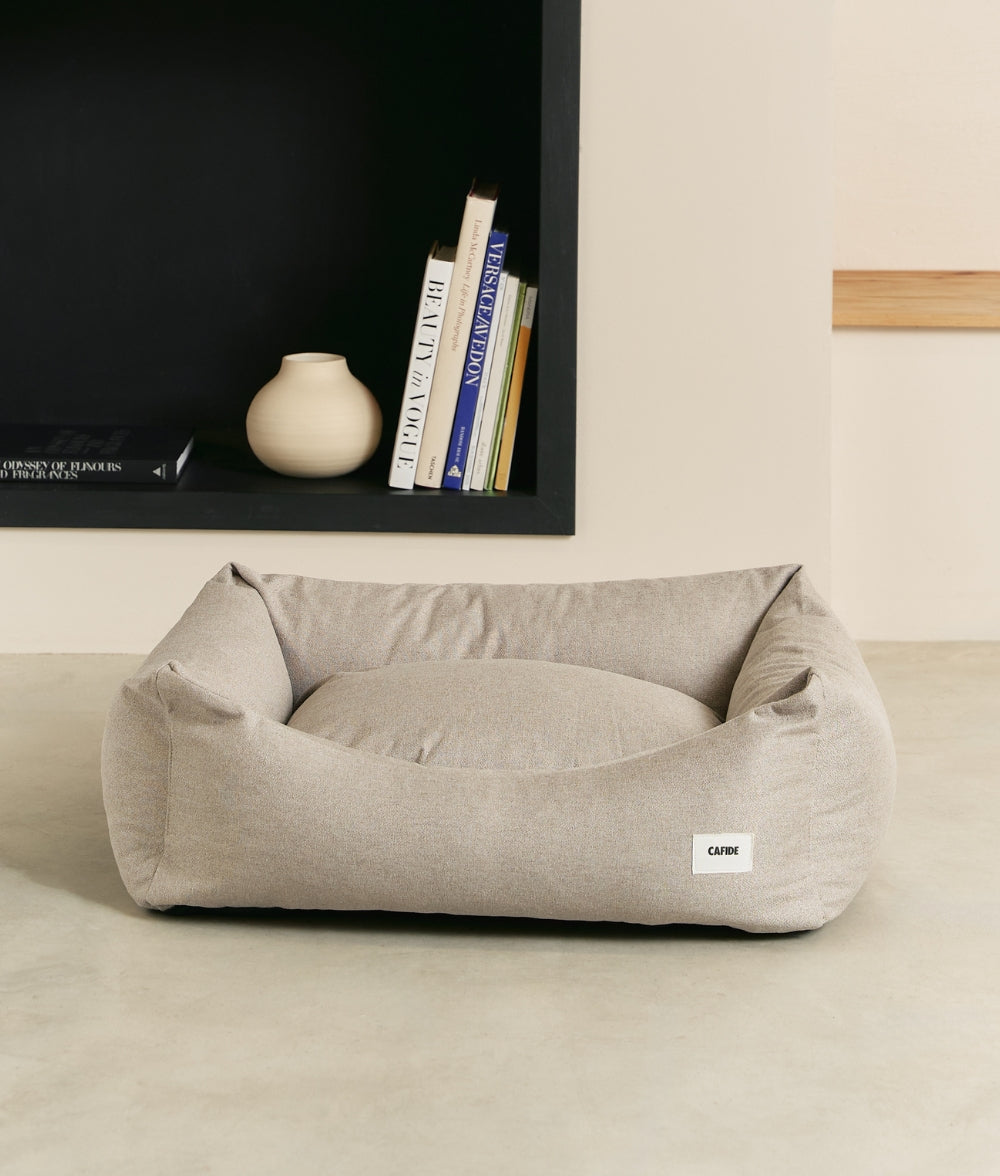 Beigefarbenes Hundebett, Snozy 