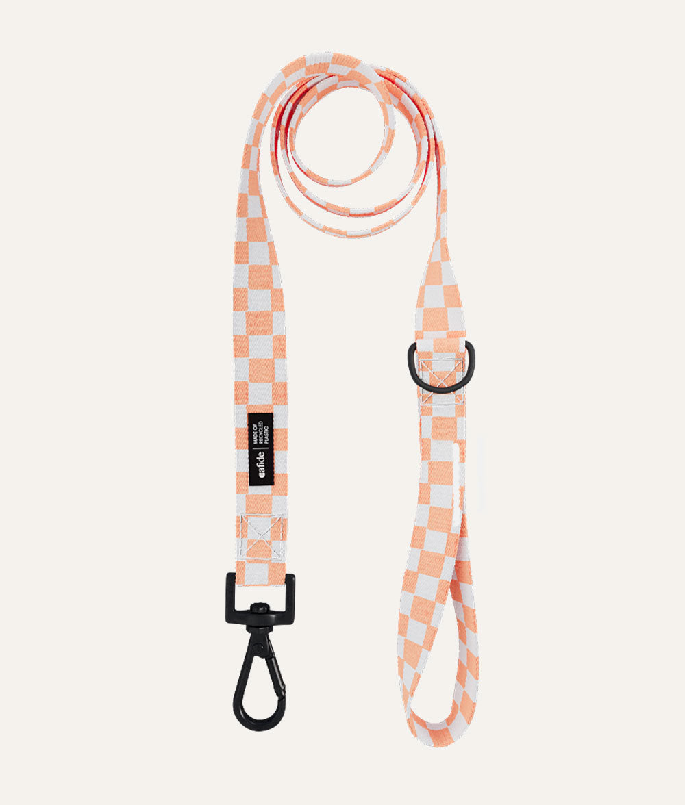 Leash 1.2m Recycled PET Orange Peach Design, Juno
