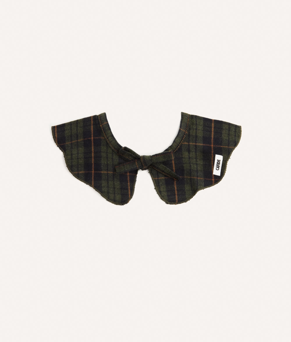 Hundebandana im Halsstil Tartan Grün, Lola