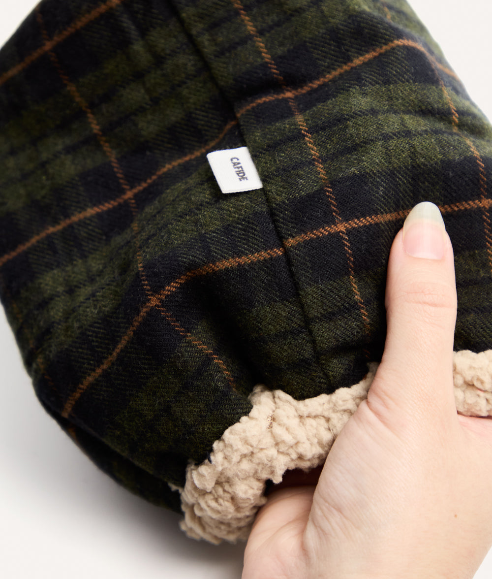 Hunde-Snood Tartan-Design Grün, Olga