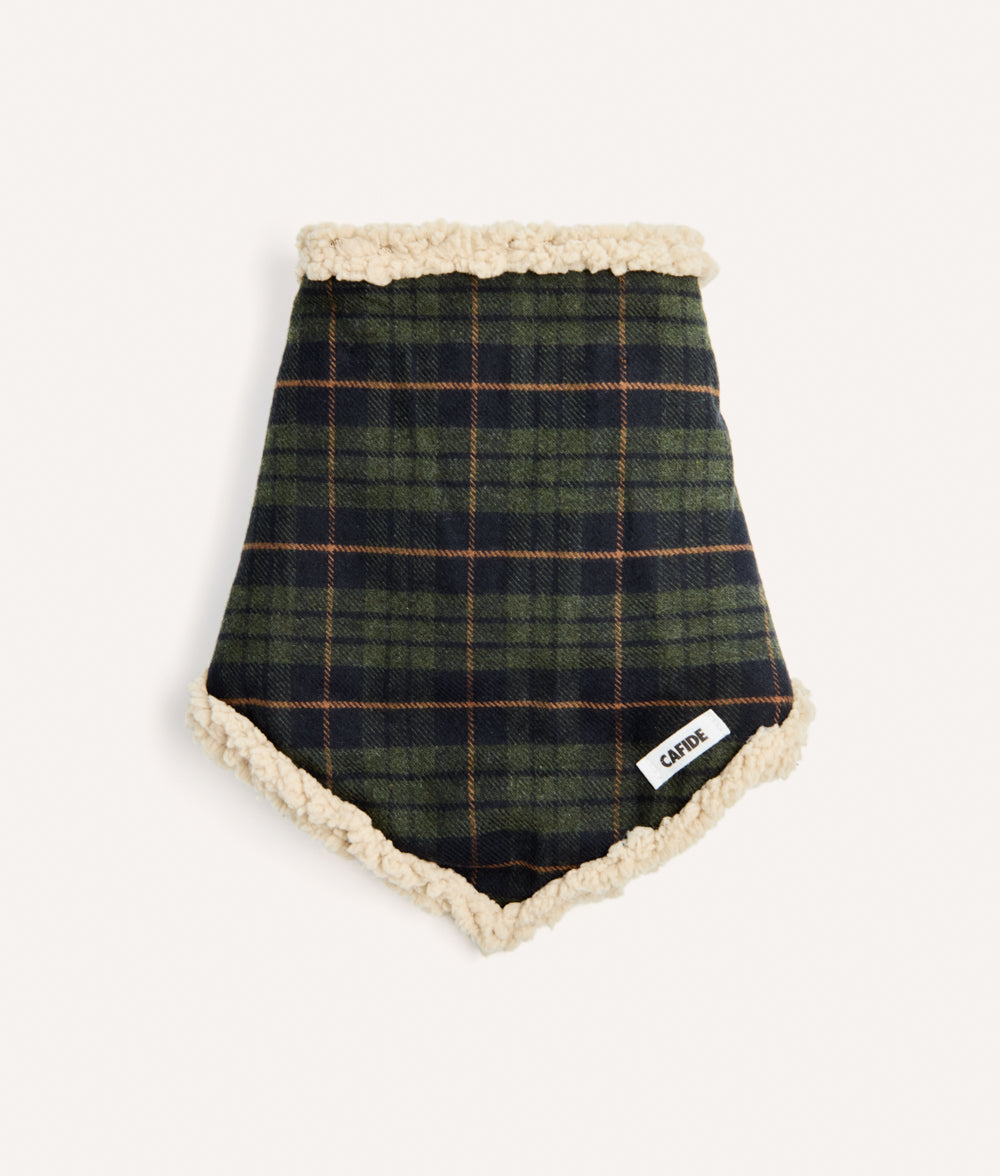 Bandana Pour Chien Tartan Vert, Nata