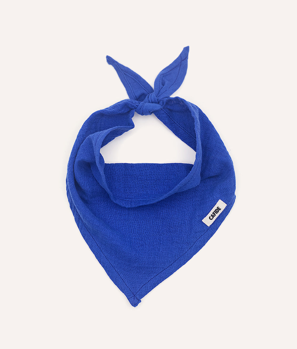 Dog Bandana Design Electric Blue, Nata