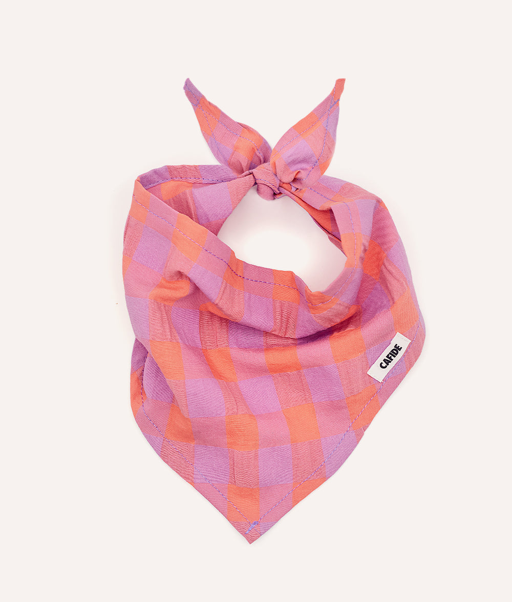 Dog Bandana Design Vichy Violet, Nata