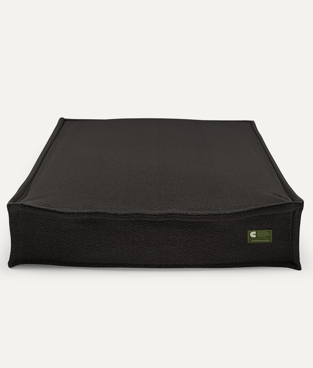 Hochwertiges schwarzes Hundebett, Cuadra