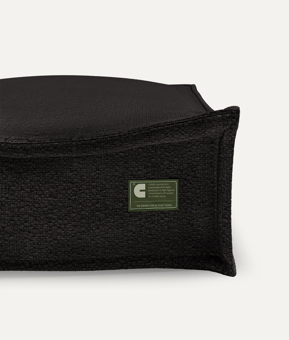 Hochwertiges schwarzes Hundebett, Cuadra