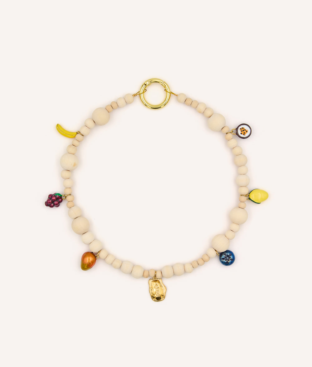 Fruit Dog Charm Necklace, Sira