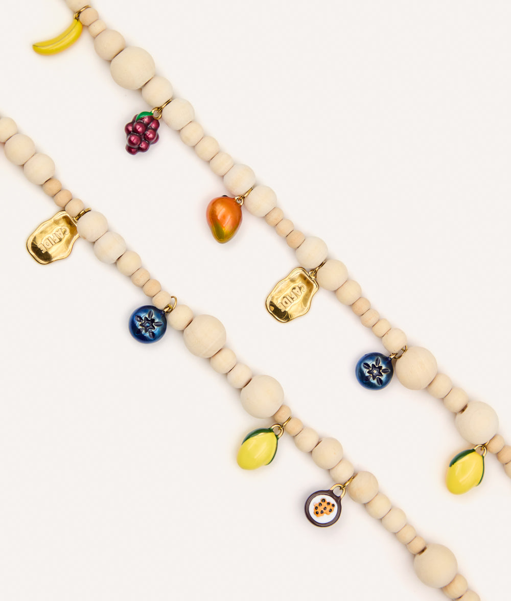 Fruit Dog Charm Necklace, Sira