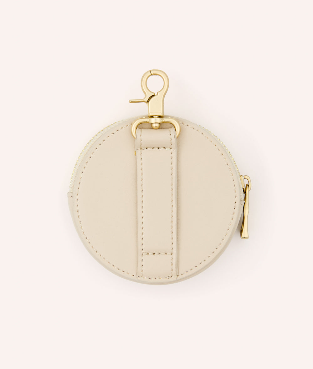 Beigefarbene Süßigkeitentasche aus veganem Leder, Jala