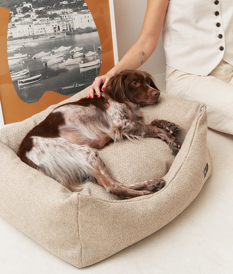 Beige Dog Bed, Snozy